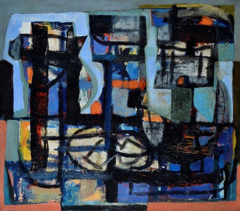 Arturo Carmassi - Forme in Grigio e Azzurro