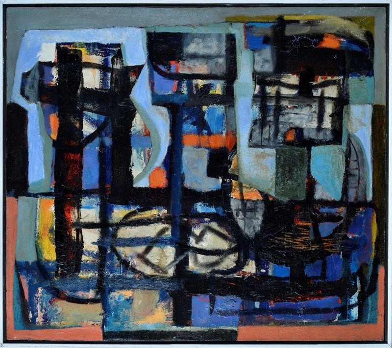 Arturo Carmassi - Forme in Grigio e Azzurro