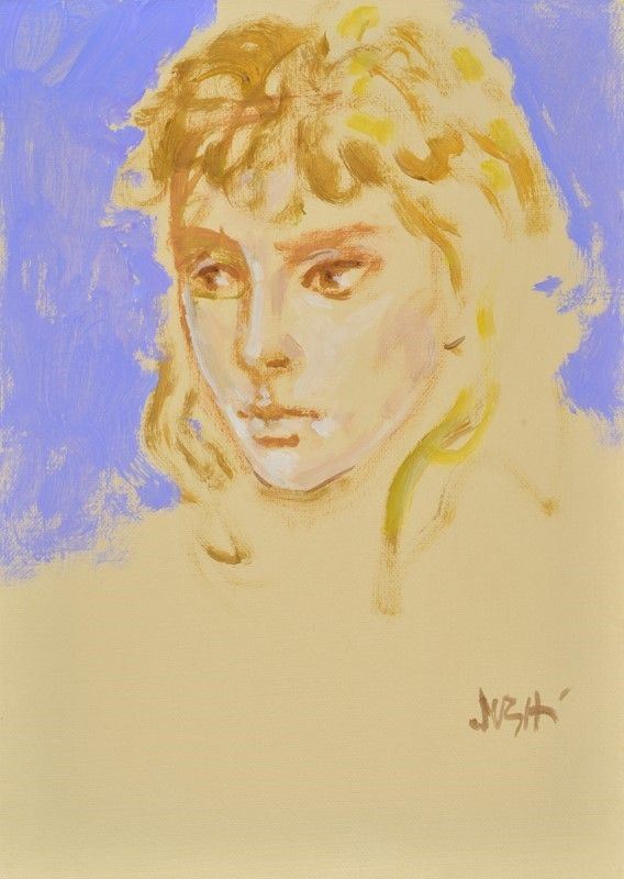 Alberto Sughi - Volto di Ragazza