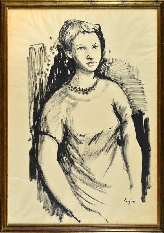 Domenico Purificato - Ritratto di Signora