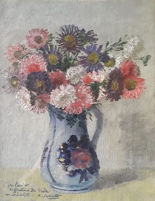 Alberto Salietti - Brocca con fiori