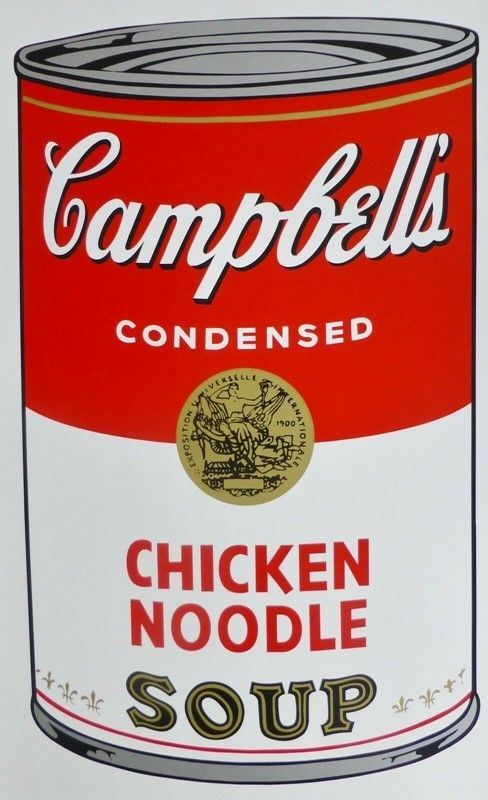 Andy Warhol (After) : Chicken Noodle - Campbell&#39;s Soup II  - Auction EPOCALE - Pop, Street, Graffiti - Galleria Pananti Casa d'Aste