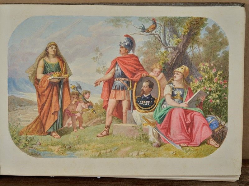 Giovanni Fattori (livorno 1825 - Firenze 1908), Odoardo Lalli (roma 1829 - Firenze 1909), Ercole ...