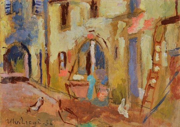 Ulvi Liegi - Scorcio di paese