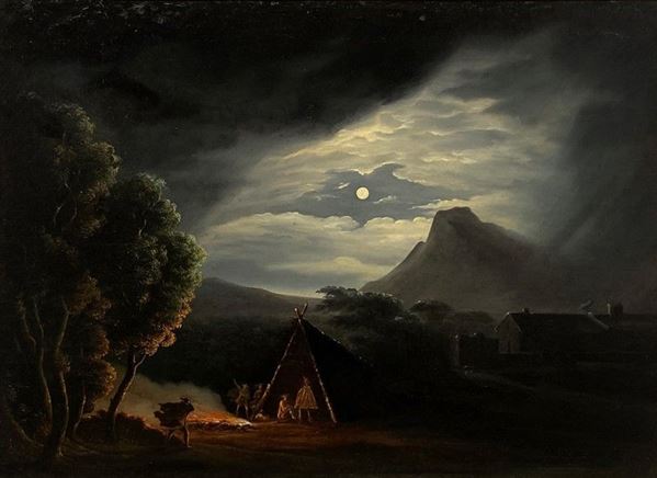 Anonimo, XIX sec. - Notturno