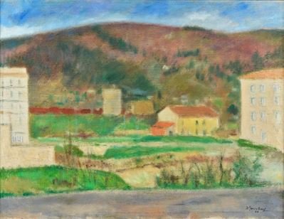 Paesaggio con Case