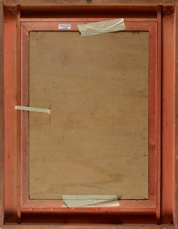 Enrico Nuti - Cascina con Buoi e Galline