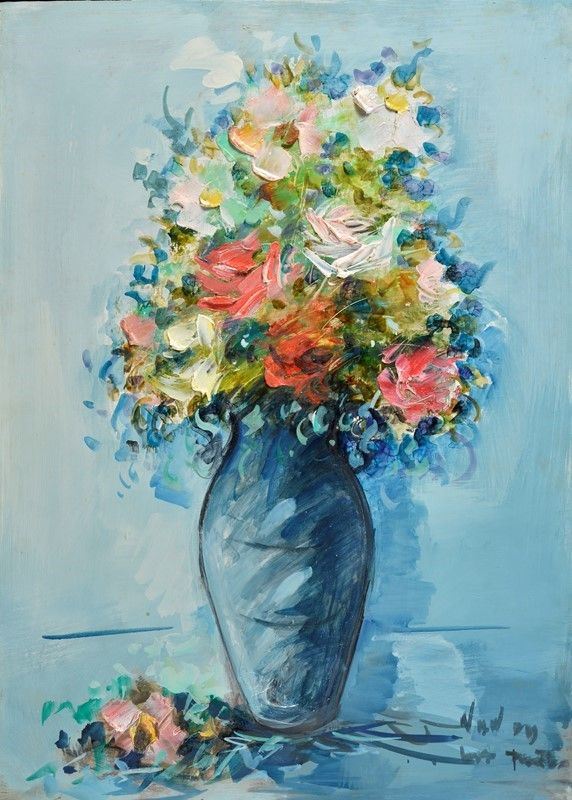Anonimo, XX sec. - Vaso di fiori