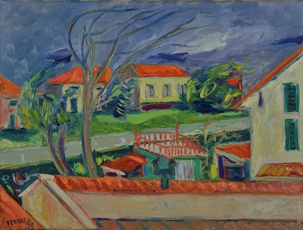 Franco Ferraro - Scorcio di paese