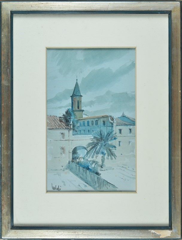 Anonimo, XX Sec. - Scorcio di Piazza
