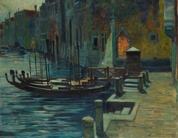 Renato Natali - Grand Canal in Venice