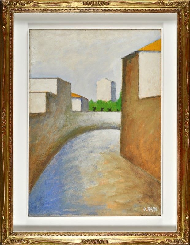 Ottone Rosai - Strada con le Case