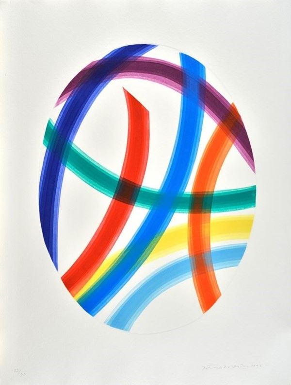Piero Dorazio : Senza titolo  (1992)  - Asta Autori del XX sec, Arte Moderna e Contemporanea - Galleria Pananti Casa d'Aste