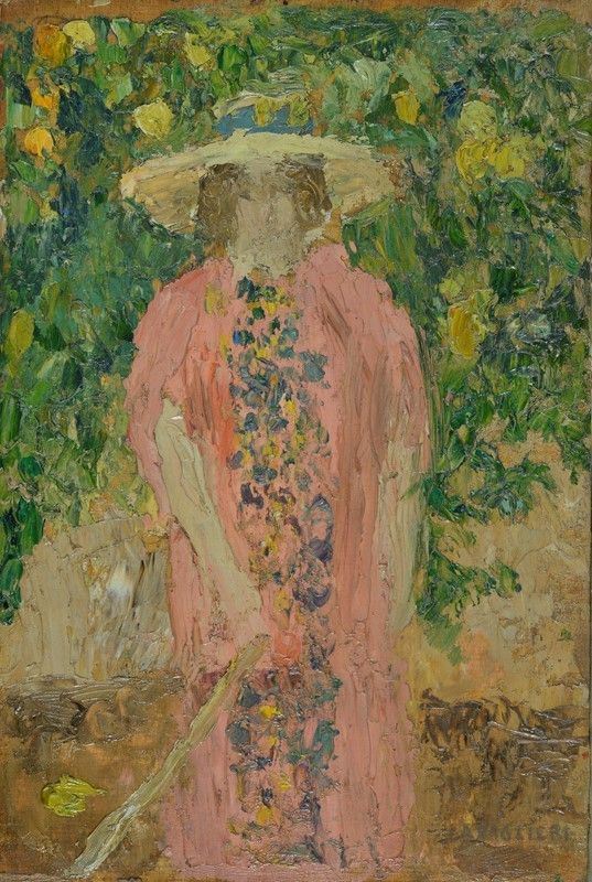 Mario Cavaglieri - Signora con cappello