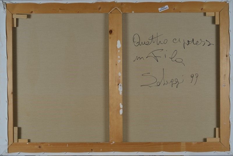 Paolo Scheggi - Quattro Cipressi in Fila