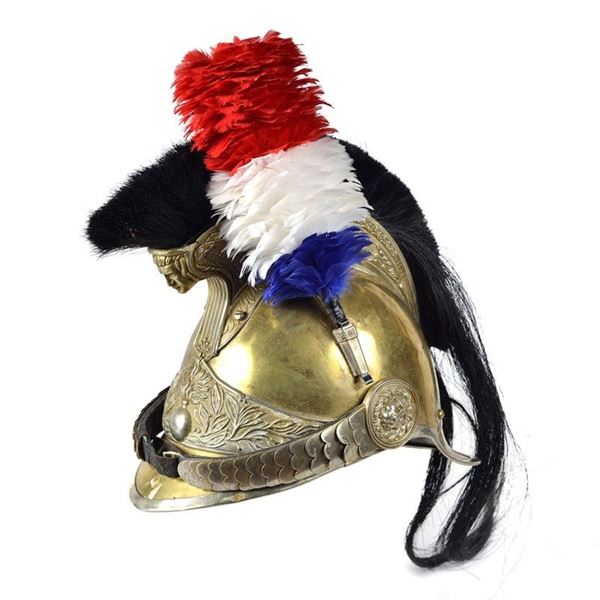 Elmo francese da Gendarmeria a Cavallo