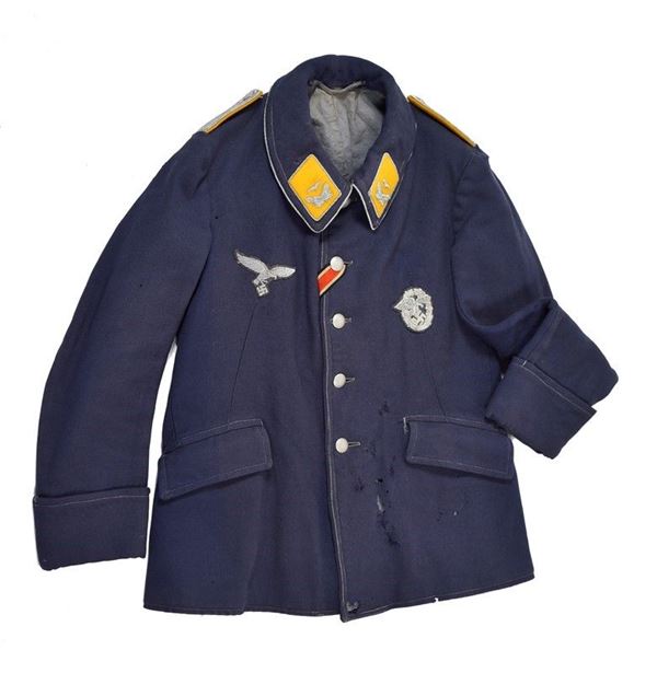 Fliegerjacke da Sottotenente Osservatore della Luftwaffe  - Asta Armi antiche e Militaria - Galleria Pananti Casa d'Aste