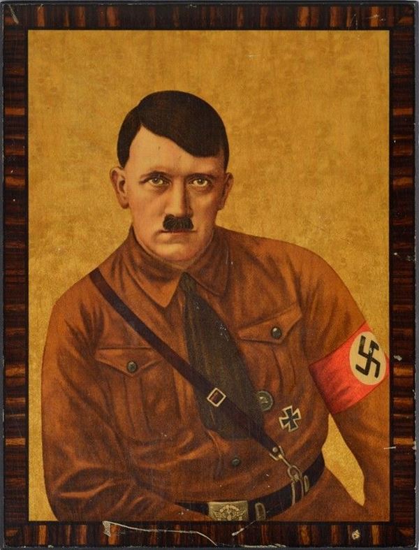 Ritratto di Adolf Hitler  - Asta Armi antiche e Militaria - Galleria Pananti Casa d'Aste