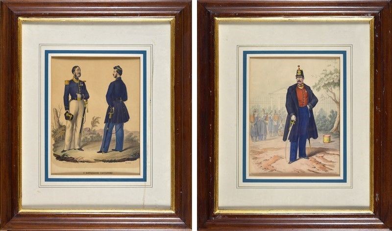 Due Tavole Militari Napoletane di Antonio Zezon