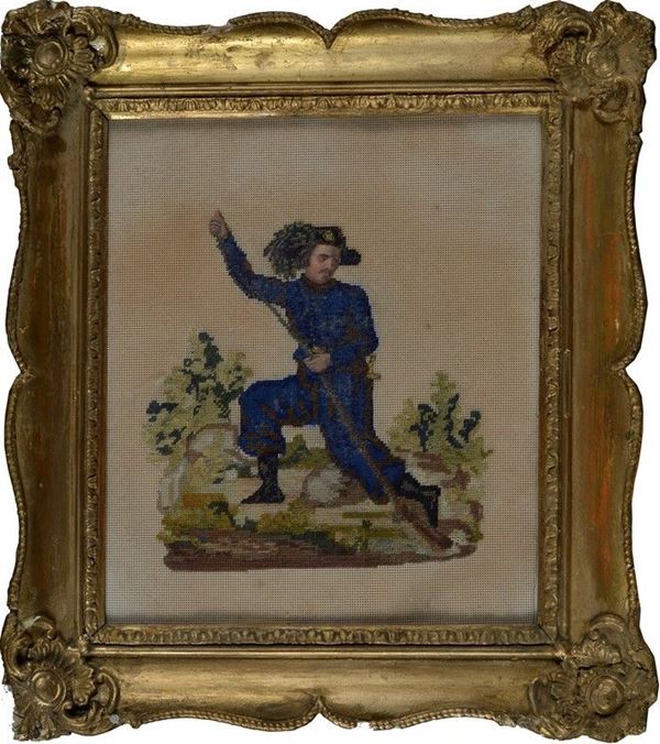 Figurino di Bersagliere del 1848