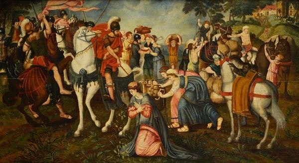 Maniera di Frans Floris, XVI-XVII sec. - Continence of Scipio