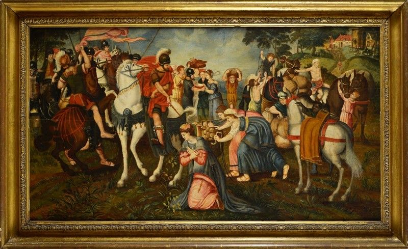 Maniera di Frans Floris, XVI-XVII Sec. - La Continenza di Scipione
