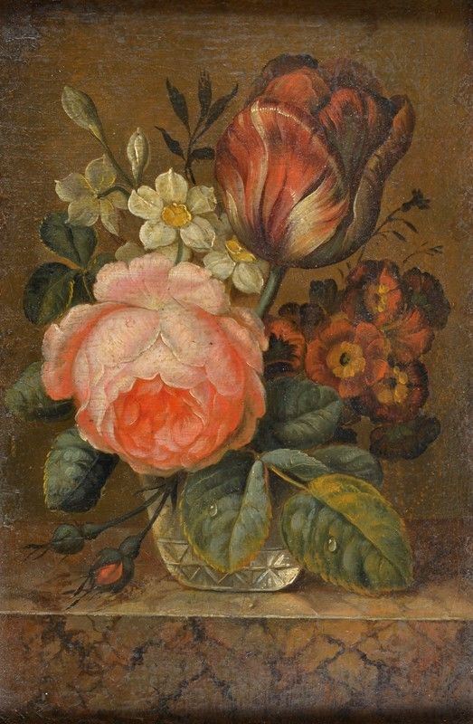 Scuola Fiamminga, XVIII sec. - Flowers