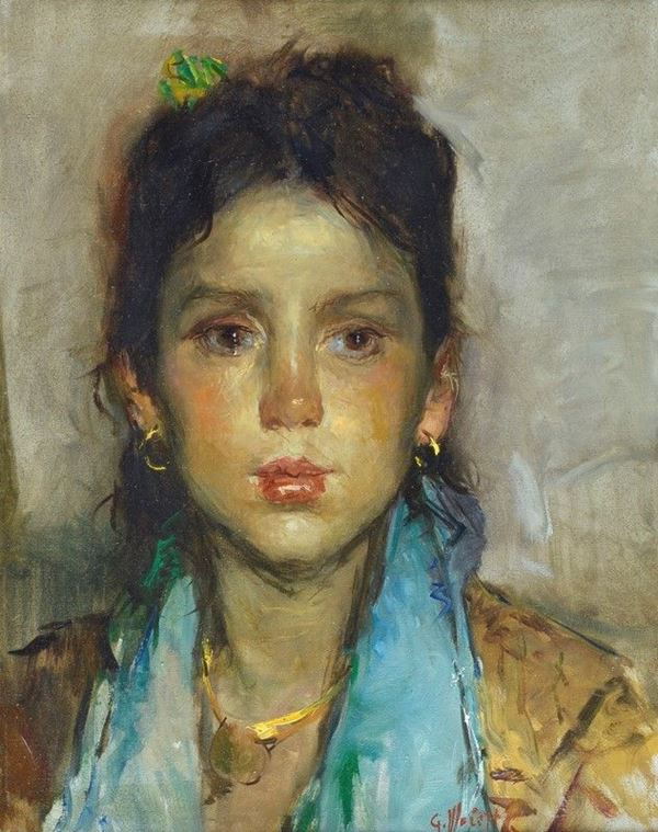 Giacomo Moretti - Ritratto di ragazza