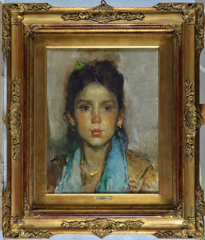 Giacomo Moretti - Ritratto di Ragazza
