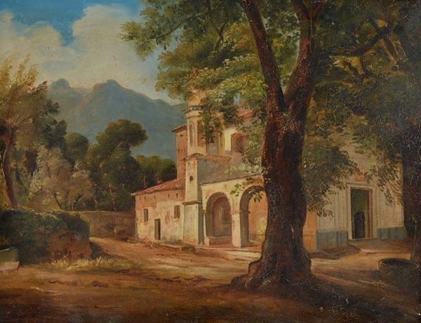 Giuseppe Canella - Scorcio di chiesa