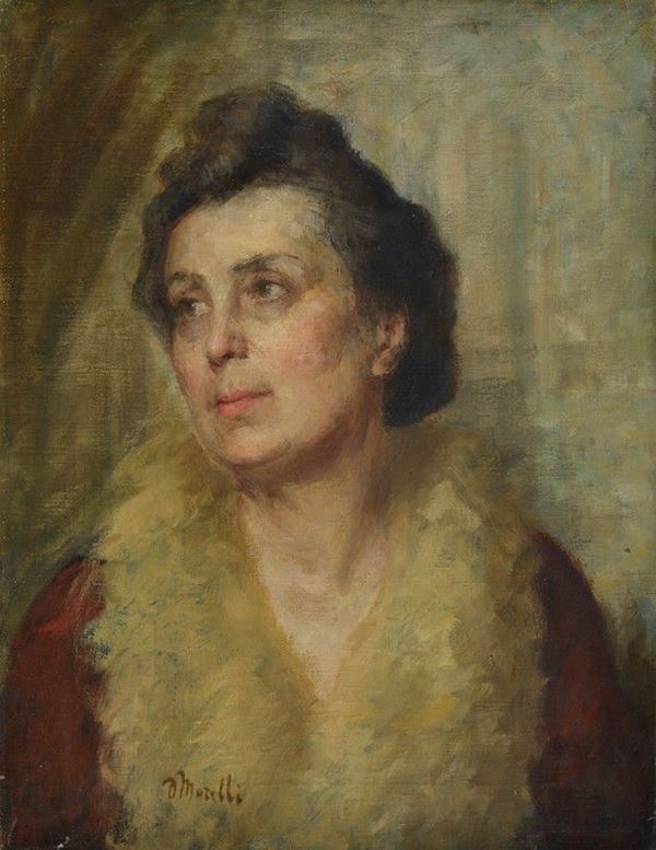 Domenico Morelli - Ritratto di signora