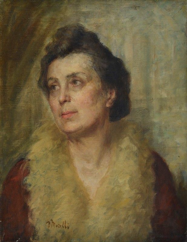 Domenico Morelli - Ritratto di Signora