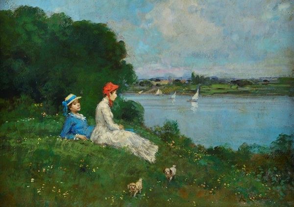 Raffaele Ragione - Riposo lungo il fiume