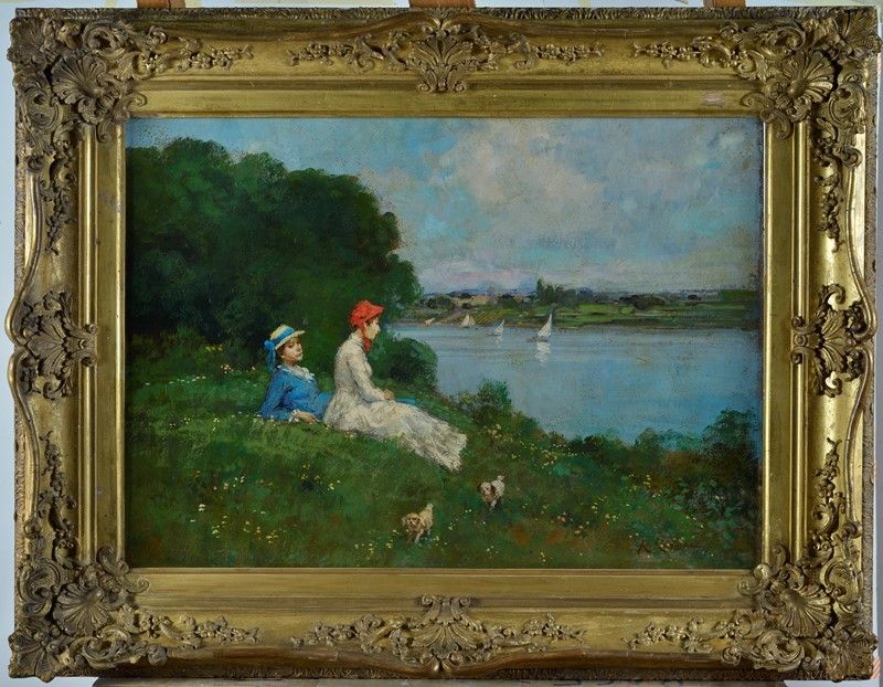 Raffaele Ragione - Riposo Lungo il Fiume