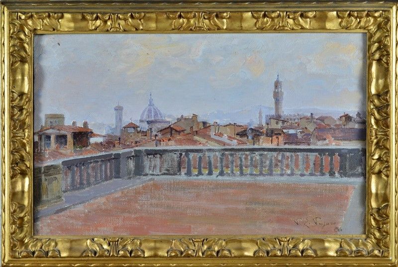Paolo Emilio Passaro - Veduta di Firenze