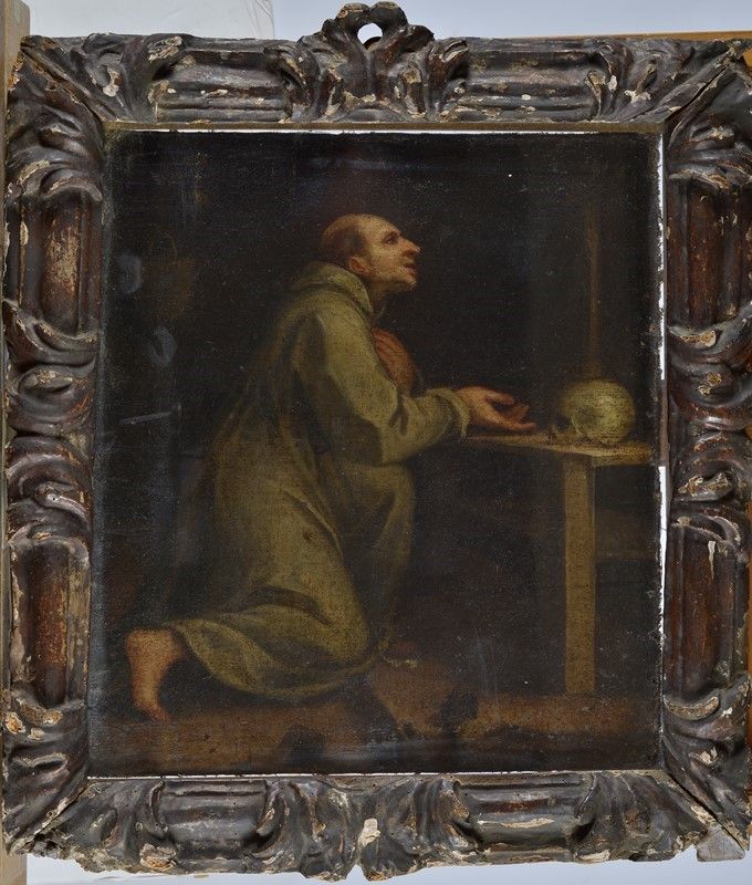 Anonimo, XVI - XVII Sec. - Santo Francescano in Preghiera
