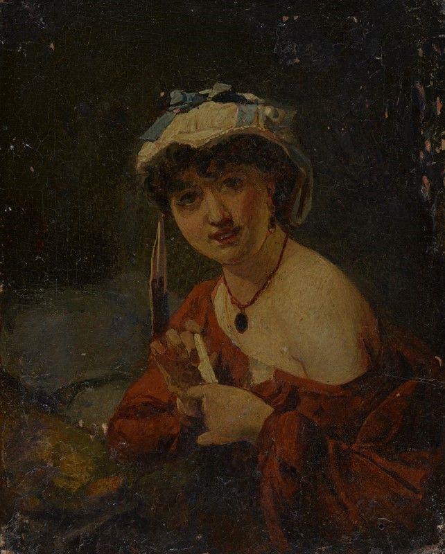 Domenico Induno - Ritratto di Signora
