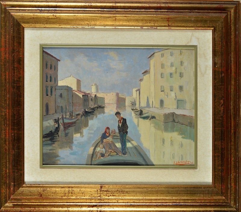 Lando Landozzi - Famiglia in Barca
