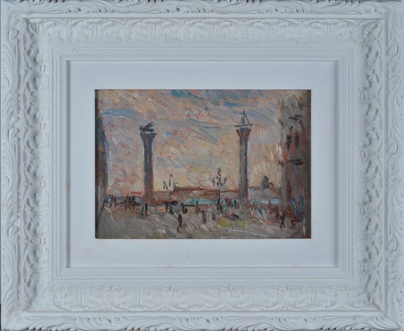 Ercole Drei - Venezia - le Colonnine in a Piazza San Marco