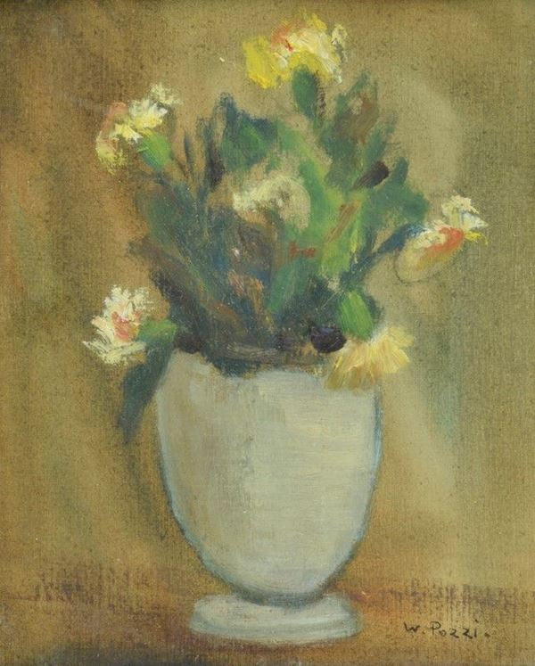 Walter Pozzi - Flowers in the vase