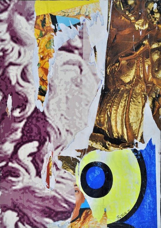 Mimmo Rotella - Composizione 4