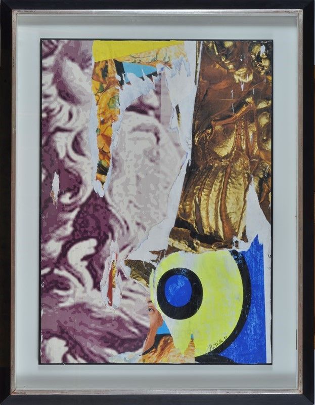 Mimmo Rotella - Composizione 4