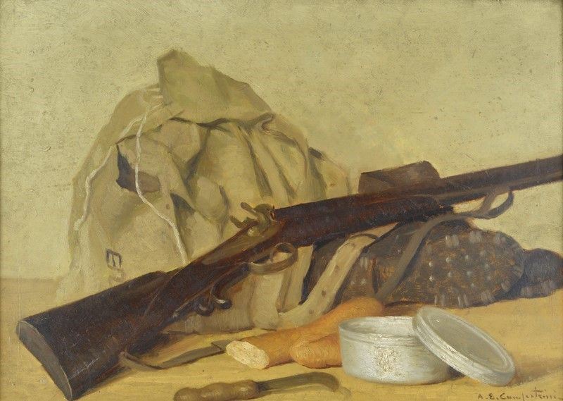 Gianfranco Campestrini - Natura Morta con Fucile