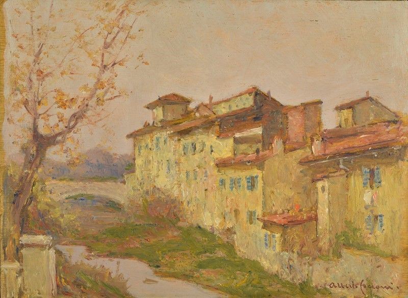 Alberto Cecconi - Vecchie Case sul Mugnone