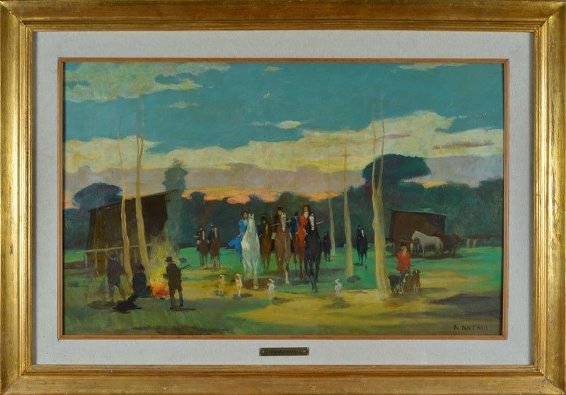 Renato Natali - Battuta di Caccia a Cavallo