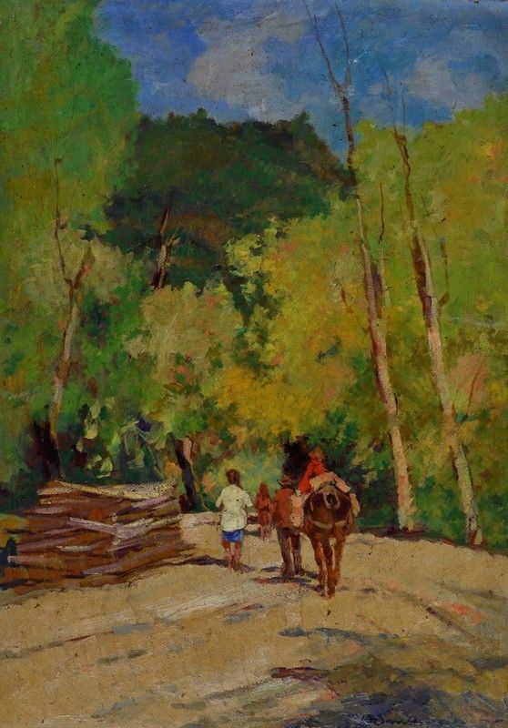 Carlo Domenici - Verso il villaggio
