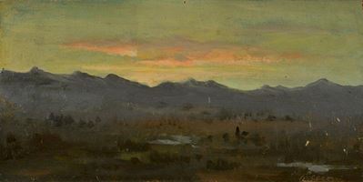 Paesaggio al Tramonto