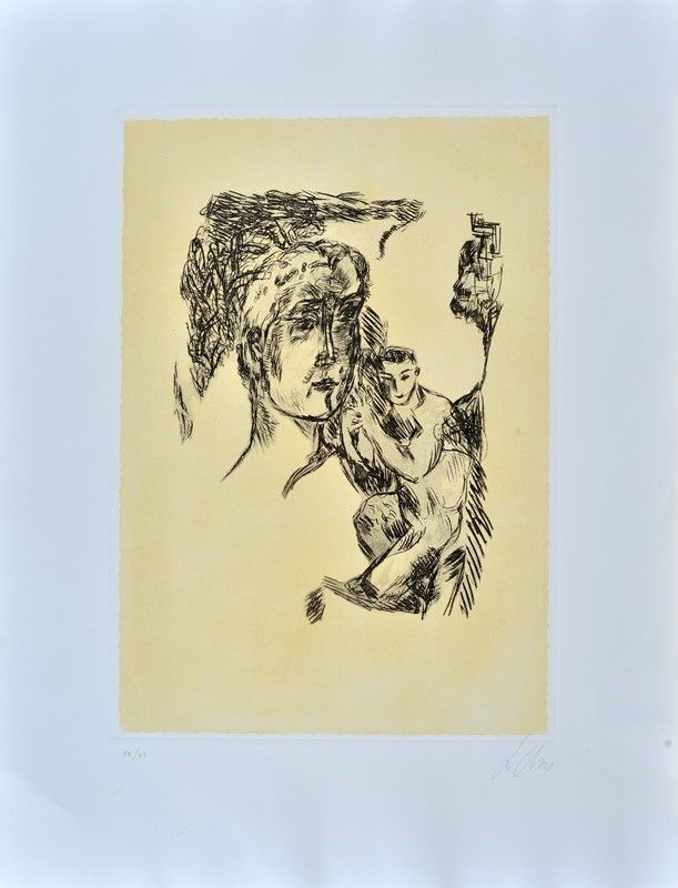Sandro Chia - Due Litografie