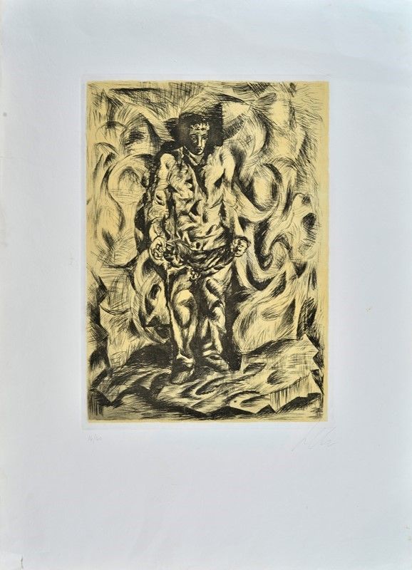 Sandro Chia - Due Litografie