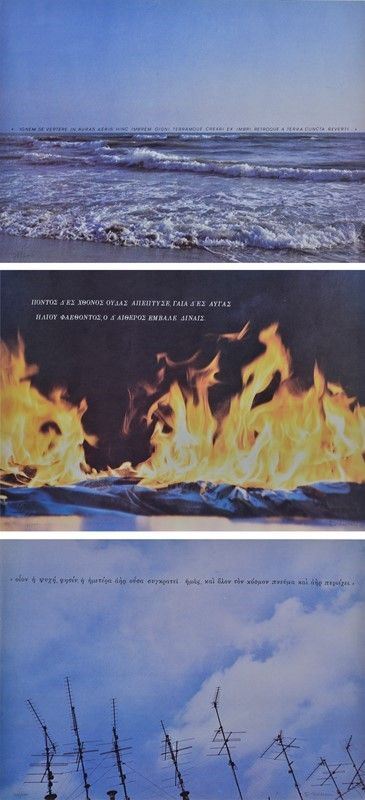 Eugenio Miccini - Three lithographs